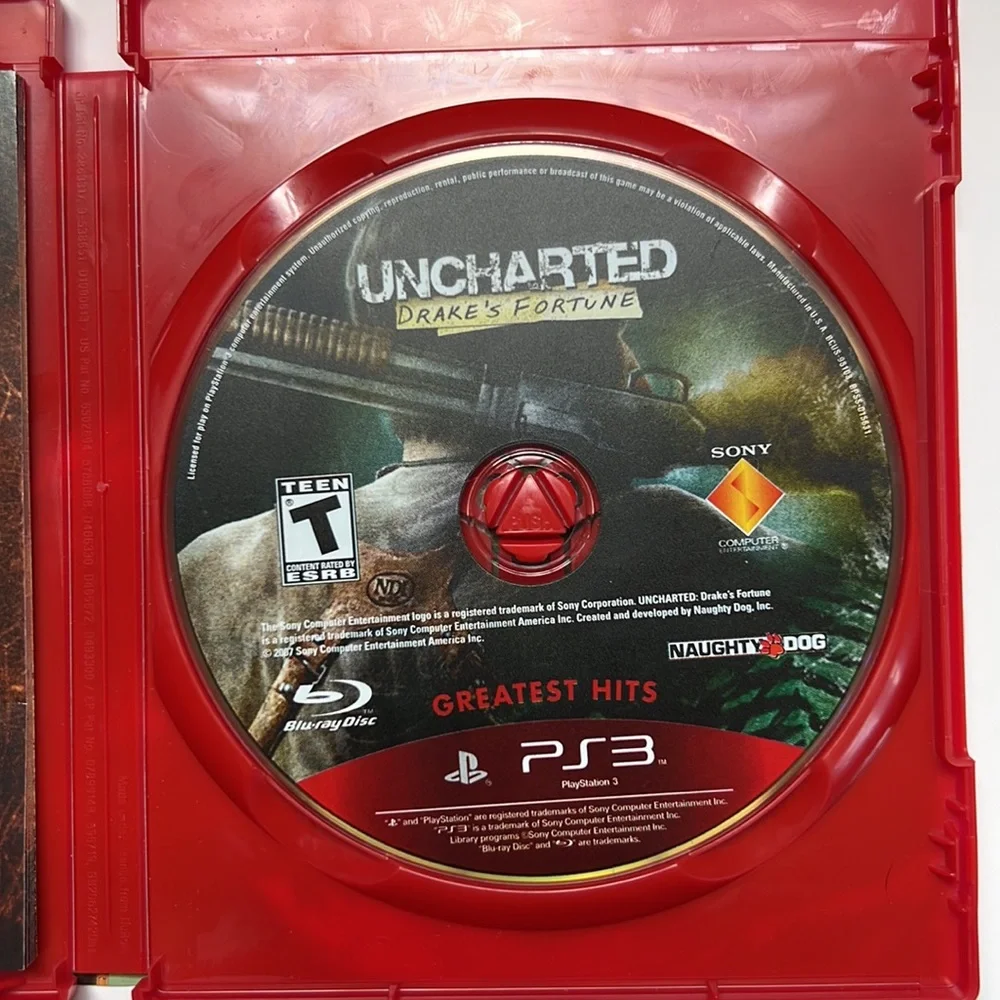 PS3 Uncharted Drake’s Fortune and Uncharted 2 Among Thieves